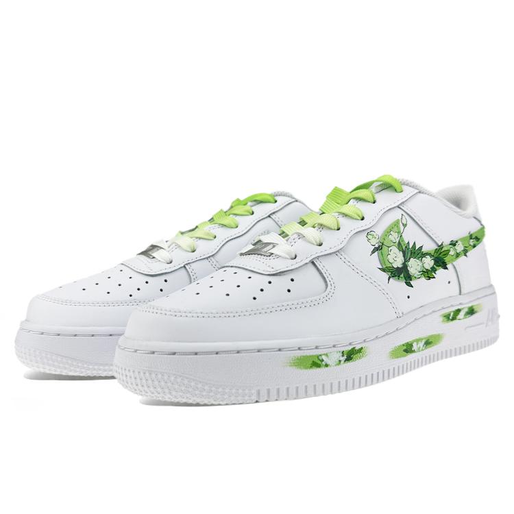Nike Air Force 1 Low top Skateboard Shoes GS Green DH2920-111(Team40-S-BOX)