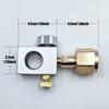 Soda Water CO2 Cylinder Adapter Carbonator Refill Fill Station for CO2 Tank Bottle Filling Replacement
