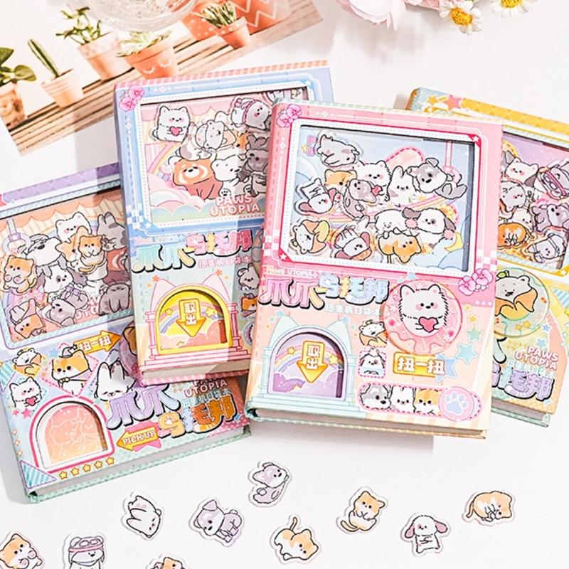 Novelty Gachapon Notepads Pocket Notebook 160 Pages Portable Planner for Students Adult Daily Journaling Note Taking