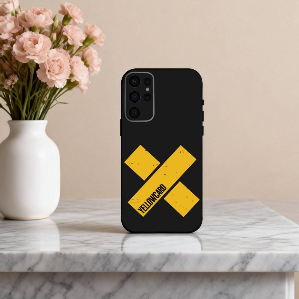 

Rockin Y-Yellowcard Band Phone Case For Samsung S25,S24,S21,S22,S23,S30,Ultra,S20,Plus,Others Soft Black Cover Samsung S24Plus