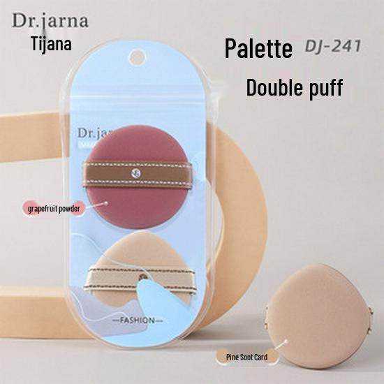 Tijiana DJ-230 Retractable Blush Brush with Lid – Portable Stippling, Setting, and Loose Powder Makeup Brush