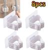 Mop Storage Storage Rack Bathroom Suction Hanging Pipe Traceless Mop Clip Broom Hanger Wall-Mounted Waterproof Mop Rack