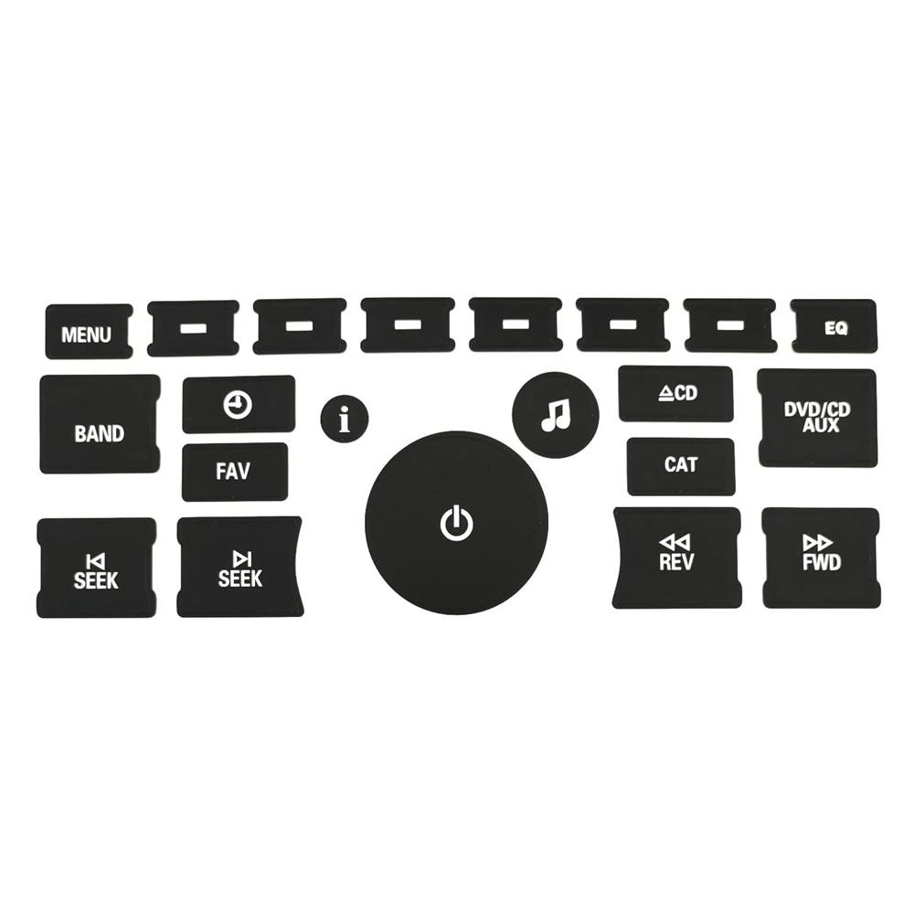 Button Repair Kit AC Dash Switch Sticker For Chevrolet Silverado 2007-2013