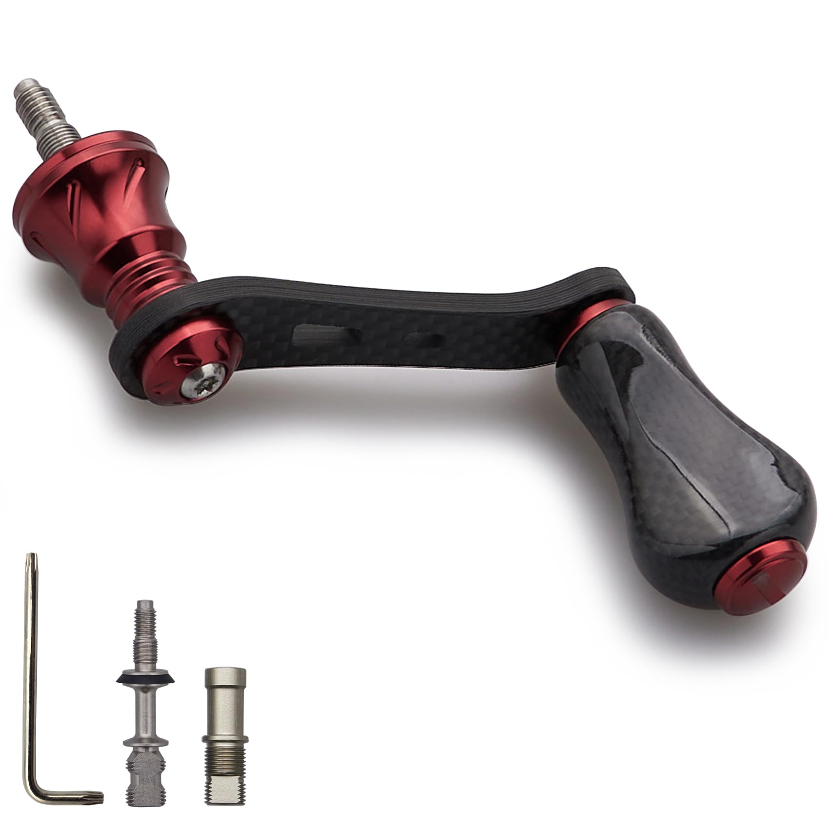 

HEIGHTEN 42мм Рукоятка катушки с кнобом Shimano Daiwa Спиннинговая катушка Универсальная Игровая Река Поток Серия Тыква Кноб Винный 20мм/21мм [Легкая рыбалка] (20мм - Красный)