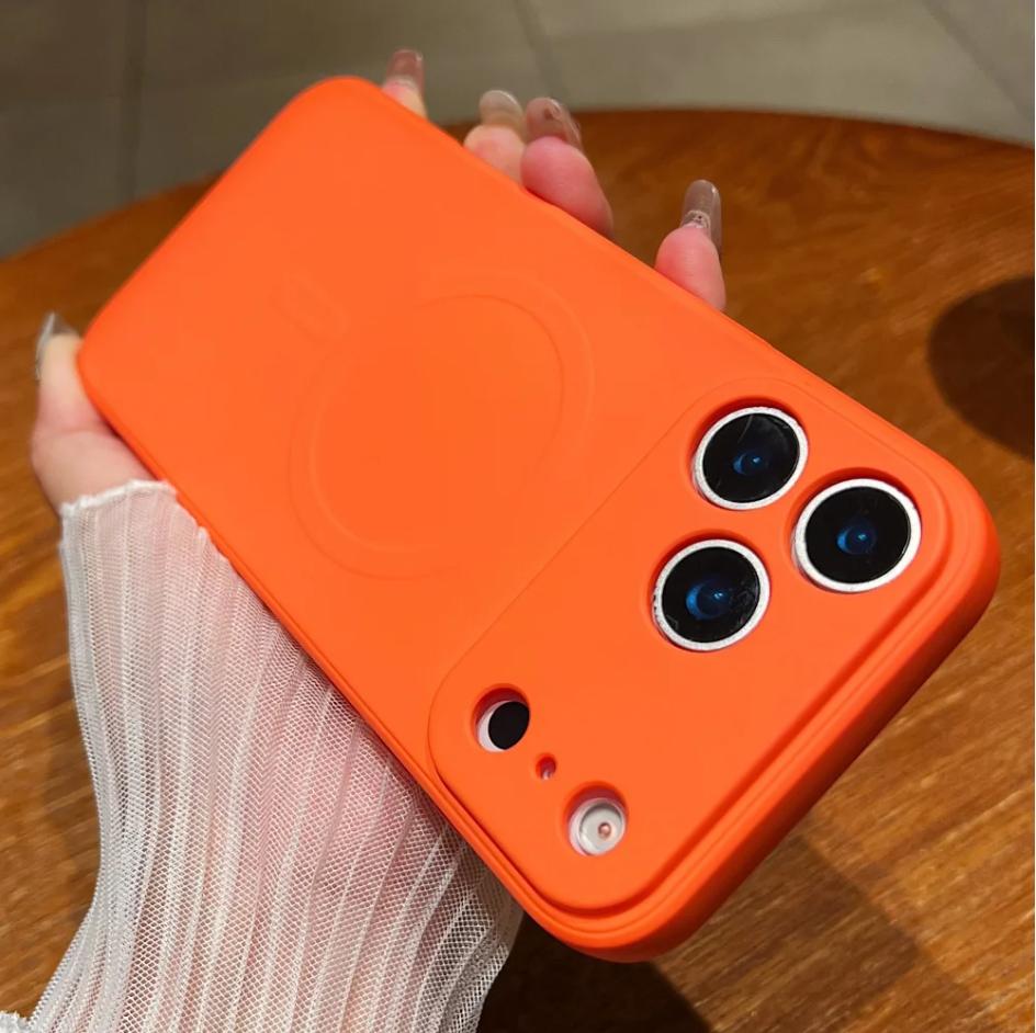 Liquid Silicone Phone Cases For iPhone 17 Pro Max Air 14 15 Plus 11 12 13 16 Pro For Magsefa Wireless Charging Protection Cover