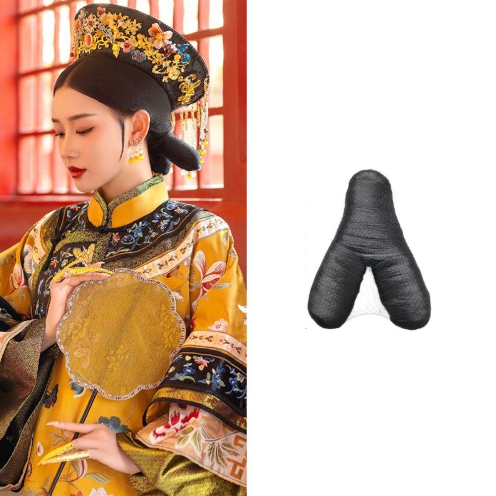 

Старинный ободок в старинном стиле, головной убор династии Цин, королевский двор, головной убор в виде флага, парик M-A