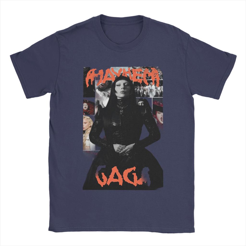 Lady Gaga T-Shirt for Men Women Mayhem Album Creative Pure Cotton Tees Crew Neck Short Sleeve T Shirts Birthday Present Clothes