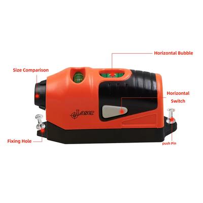 Mini Laser Level Line Marker Laser Line Marker Infrared Laser Ground Marker Linear Meter Household Compact Laser Ground Meter