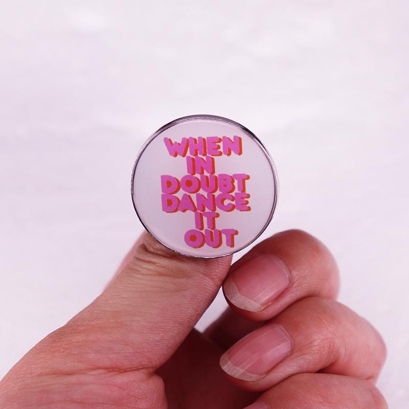 Pop-Out Brooch Badge Accessory