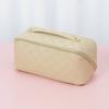 Large Simple Capacity Solid Color Makeup Pouch Portable Travel Wash Storage Bag