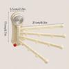 Bathroom Rotating Sucker Towel Rack Cloth Drain Holder Multi Link Wall Mounted Drain Stand Kitchen Storage Sheif Hanging Rod