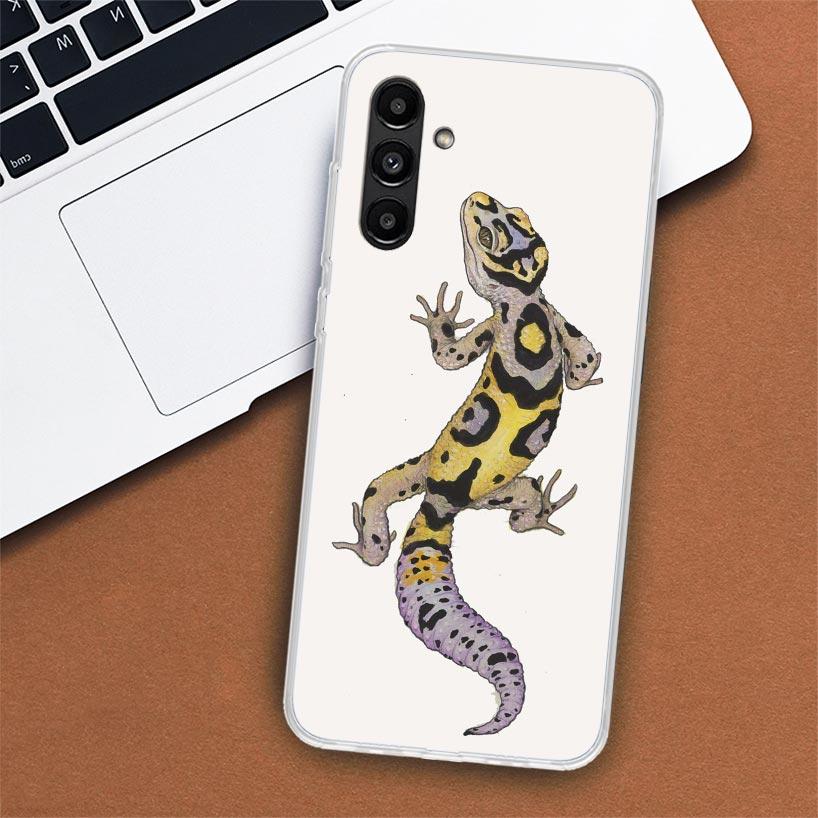 Lizards Geckos Phone Case For Samsung Galaxy A02S A12 A22 A32 A42 A52 A72 A51 A50S A71 A41 A31 A21S A70S A40 A30S A20E A10S A51