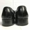80er-90er Vintage Florsheim U-Tip Businessschuhe Größe 11B 27.5-28.5 Schwarz Herren(GEBRAUCHT)