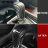 For Mazda 3 M3 Axela      2024 2025 Carbon Fiber Gear Shift Knob Head Cover Trim Interior Accessories