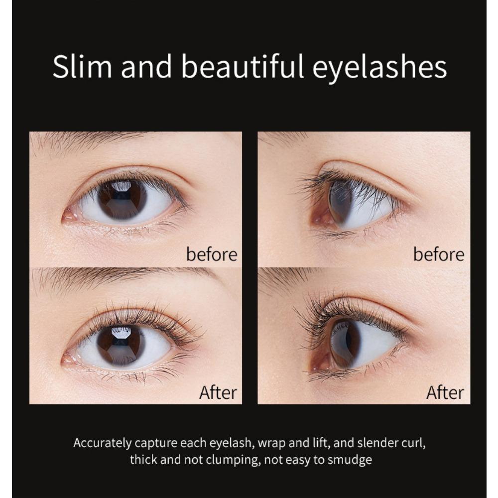 Shiny and Slender Eye Black Waterproof and Sweat Proof Long Lasting Curly Thick Not Easy To Get Dizzy Not Easy To Take Off Makeup