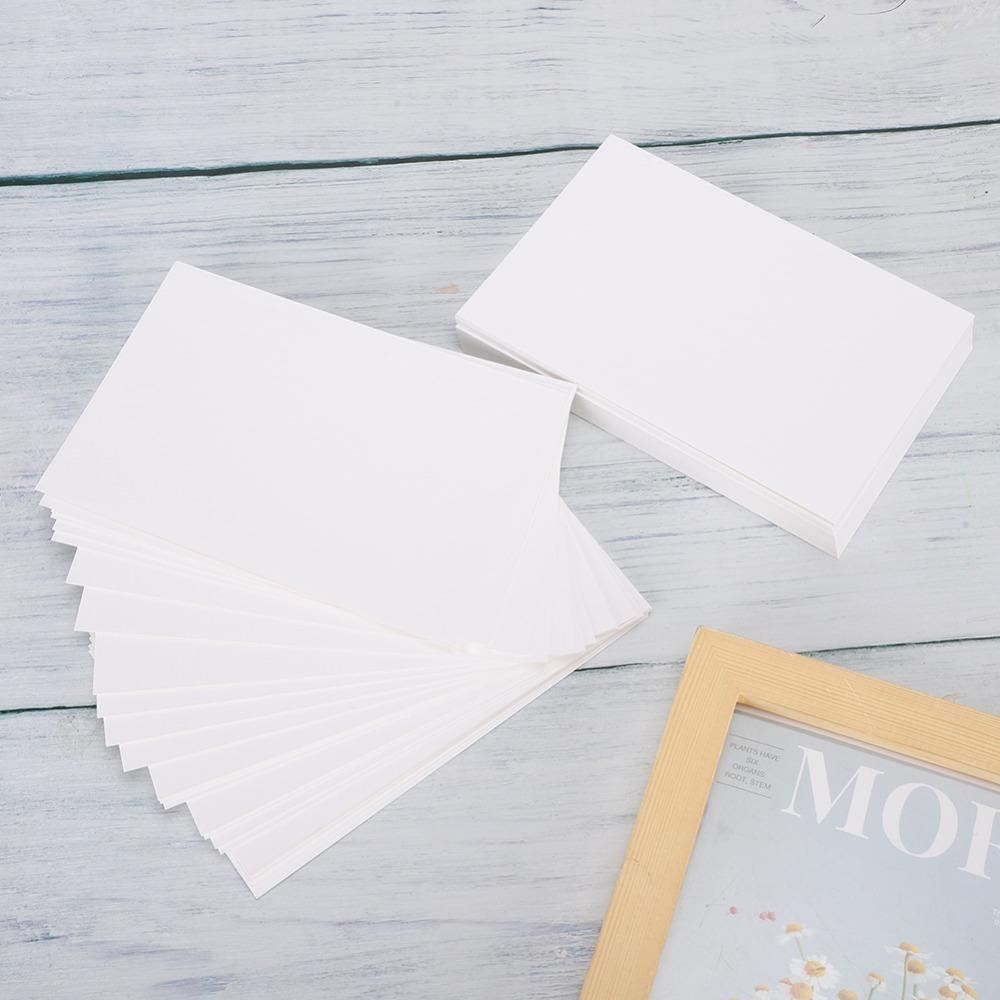 100pcs Textured White Cardstock Paper Paper Watercolor Paper Thick Chipboard  Wedding Invitations A