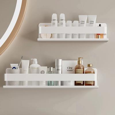 Weißes Küchenregal, Schraubmontage, Make-up-Organizer, Eckregal, Aufbewahrungsregal, Duschwandregal, Badezimmer 811780