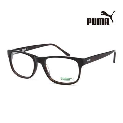Puma Eyeglass Frames PE0020O 006 Square Horn-rimmed Glasses for Women and Men
