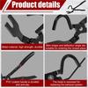 Exhaust Hanger Removal Tool Heavy Duty Exhaust Hanger And Rubber Bracket Separation Pliers for Car Truck Rubber Exhaust Hangers