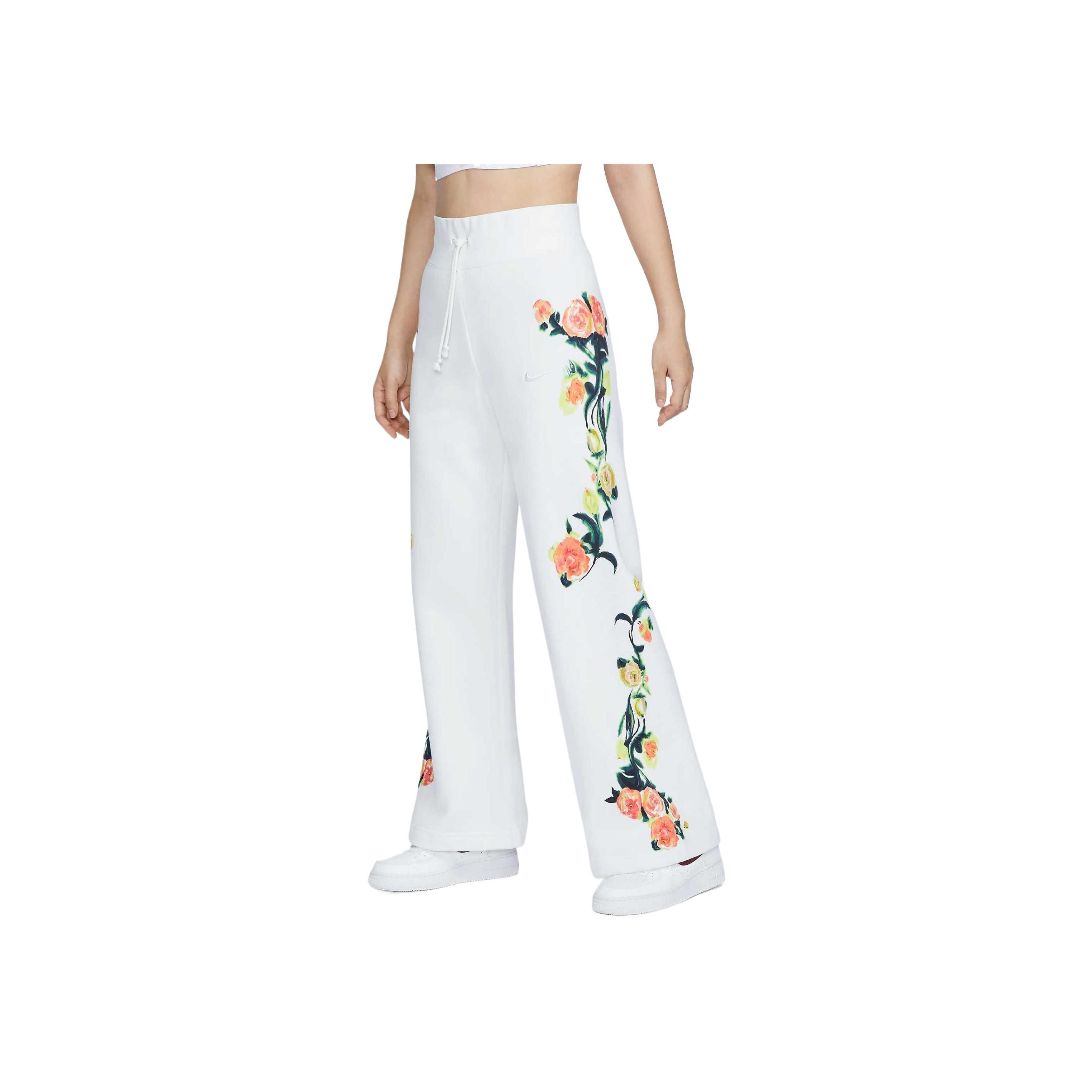 

Nike Comfortable Casual Lace-Up Knitted Sports Pants Women bottoms White HF4693-133 M