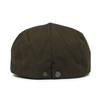 Solid-colour flat-brim cap Forward-facing cap Beret Cotton casual cap Casual cap for men and women