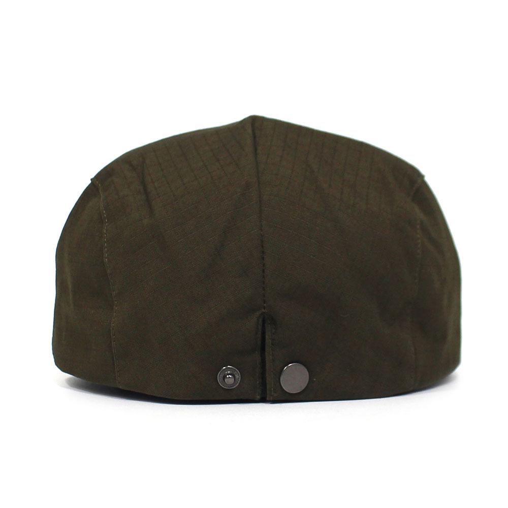 Solid-colour flat-brim cap Forward-facing cap Beret Cotton casual cap Casual cap for men and women
