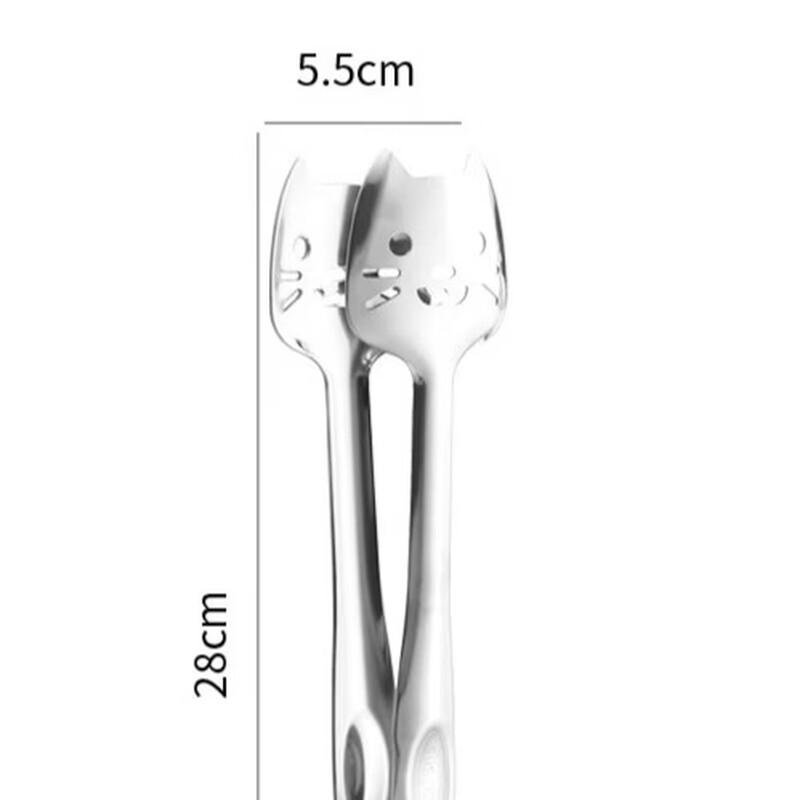 Utuo Stainless Steel Cat Claw Food Tongs