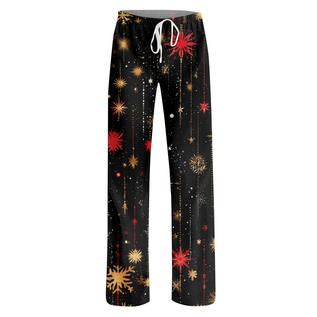 Women's Fashion Loose Casual  Printed Casual Pants