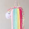 INS Weave Rainbow Baby Hair Clips Acssories Holder Prinss Girls Hairpin Hairband Storage Pendant Jewelry Wall Ornaments