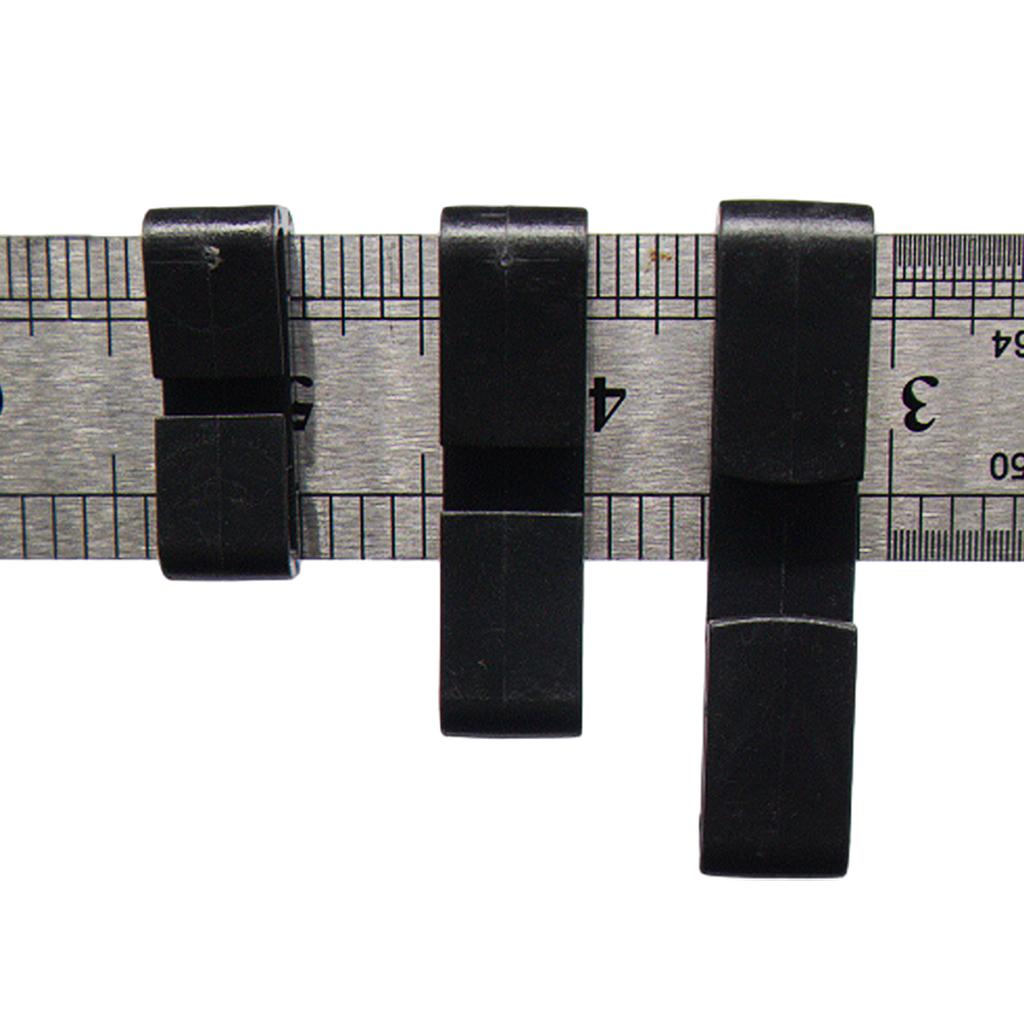 20Pcs Plastic Webbing Ending Clip Quick Slip Keeper Connect Buckle for Backpack Bag Strap Management Easy to Use