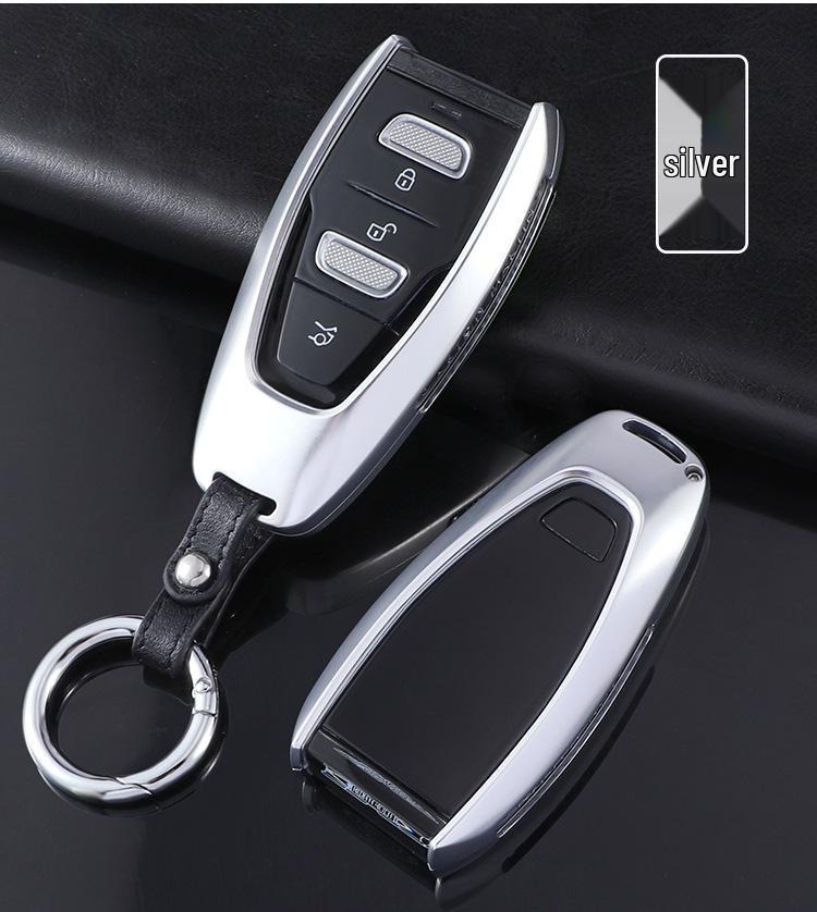 KAKTUS Cashu Car Key Case for Aston Martin DBX - Protective Shell Cover with Buckle