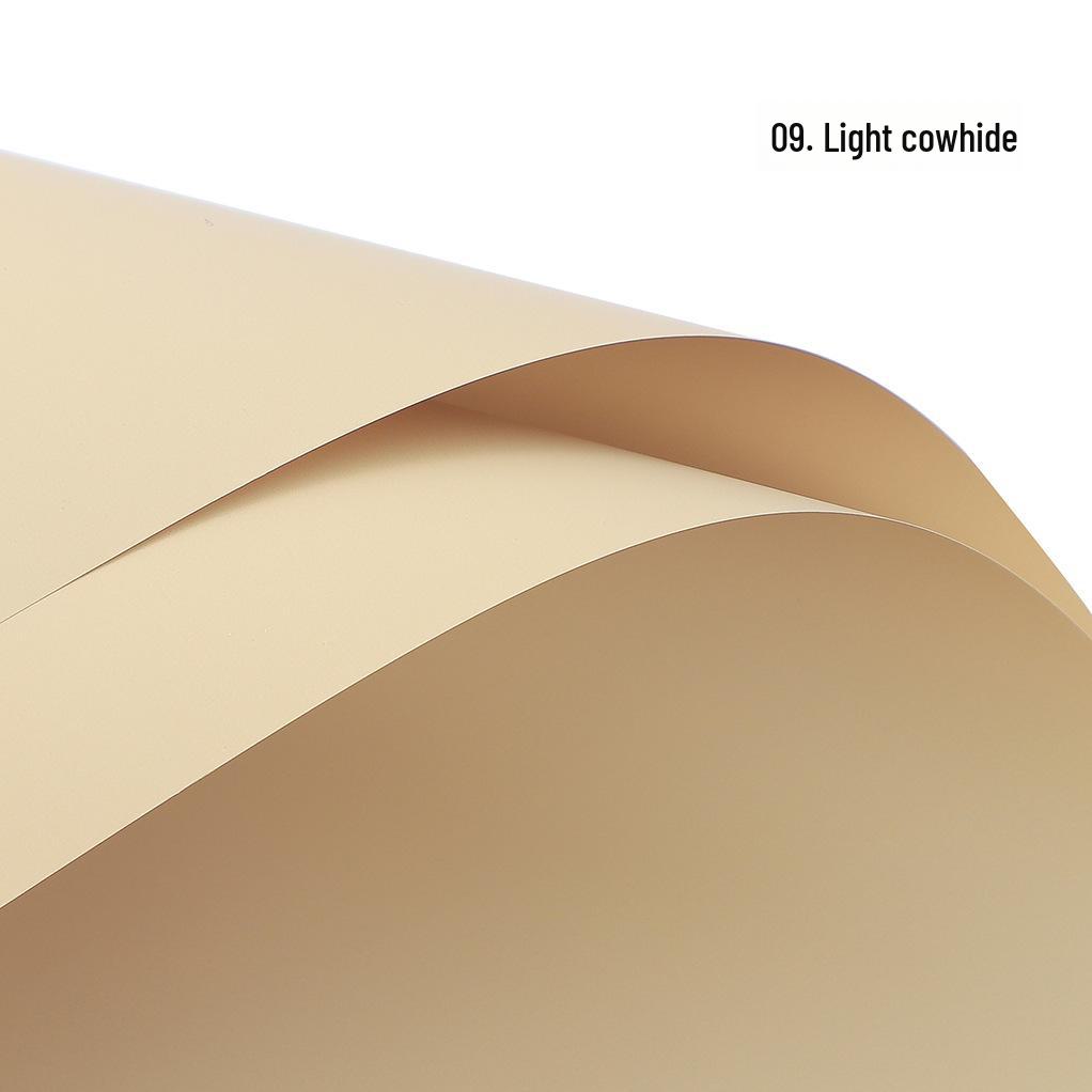 Korean Style Waterproof Flower Wrapping Paper - Pure Color Bouquet Packaging Material