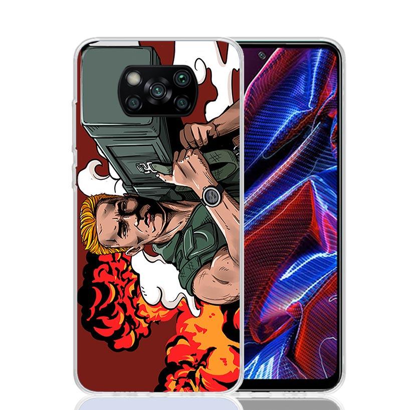 Arnold Schwarzenegger Terminator Phone Case For Xiaomi Poco X7 X6 X5 Pro F7 Ultra Redmi 15C 15 13 13C 12 12C 10 10A 10C 9 9A 9C