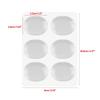 6Pcs Drum Dampeners Gels Pad Silicones Drum Silencers Soft Drum Dampening Gels Pad Drum Mutes Pad for Drums Tone Control