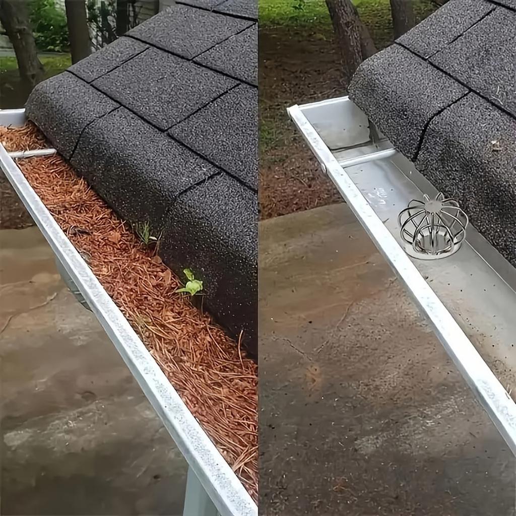 Stainless Steel Drain Cover Filter for Roof Drainage Pipe Anti-Clogging Floor Drain Protector with Durable Wire Mesh Design