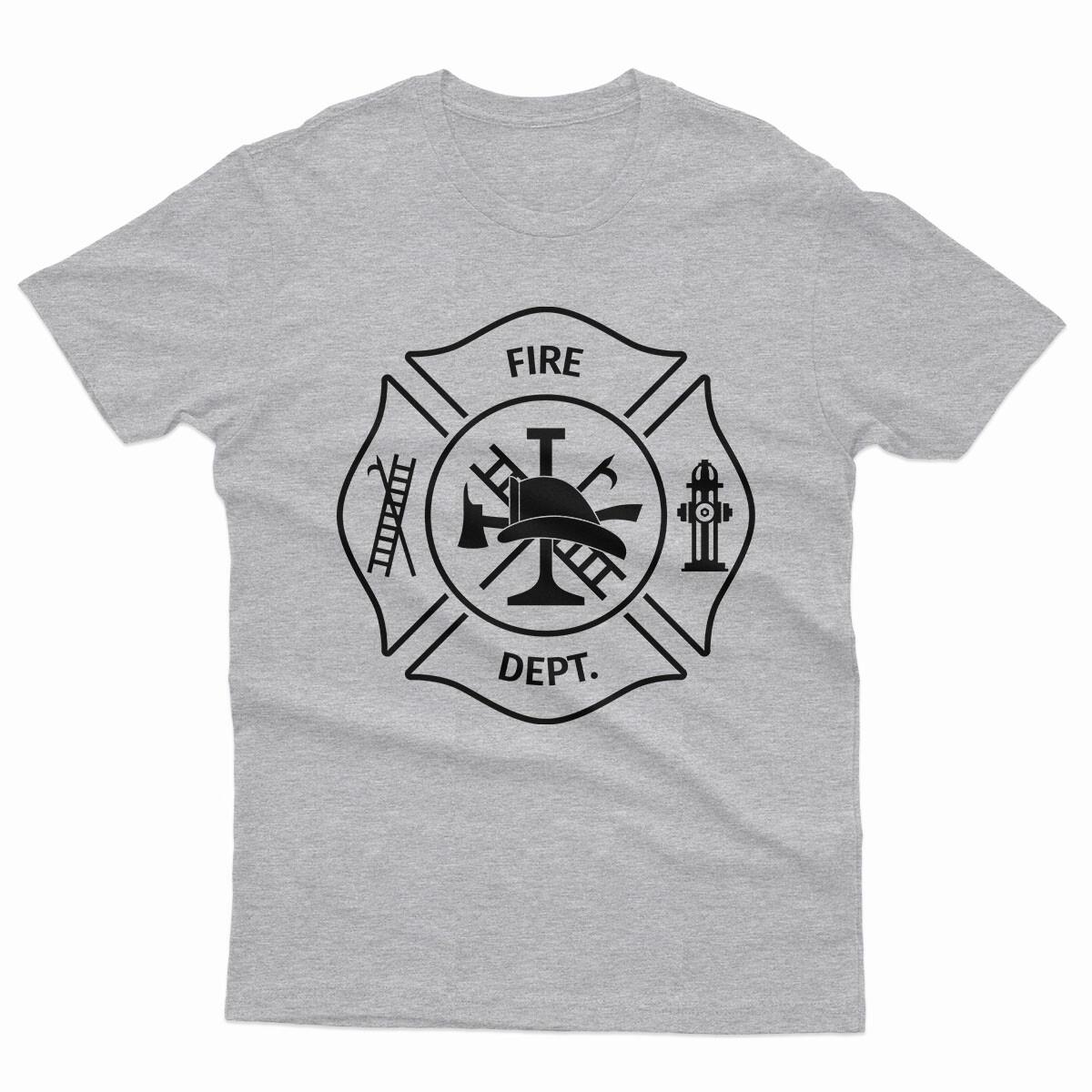 Firefighter DepartmenT Shirt Mens Womens Tees Top Fire Fighter Gift Fire Dept Mens T Shirt Mens Womens Tees Tops P1 Or A 4XL
