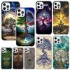 Tree of Life Space Phone Case For Iphone 17 Air 16 15 Plus 16E 14 Pro Max 13 Mini 12 11 7 8 SE Fundas Soft Back Cover 17 Air 16