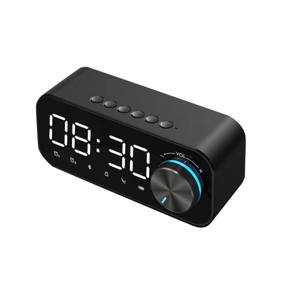 Small Size Mini Alarm Clock High Volume LED Alarm Clock 2 in1 Bluetooth Speakers  Home Use