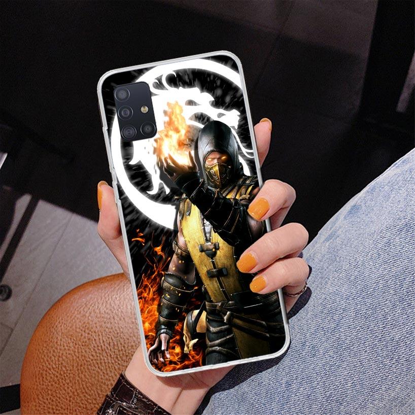 Mortal Kombat Phone Case For Samsung Galaxy A52 A32 A22 A12 A51 A31 A50S A30S A20S A10S Note 20 Ultra 10 Plus S10 A72 A71 Galaxy