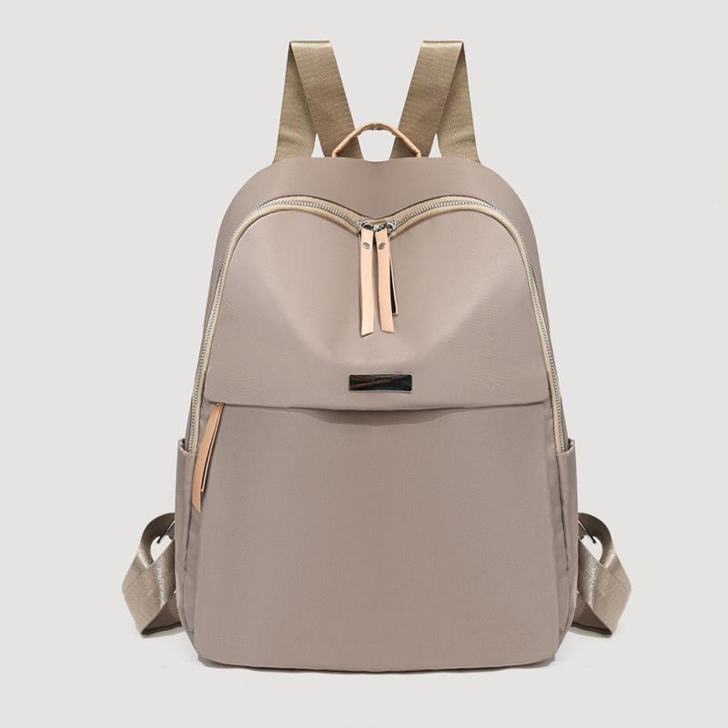 Oxford Women Travel Backpack Commuter Solid Color Backpack Student Schoolbag