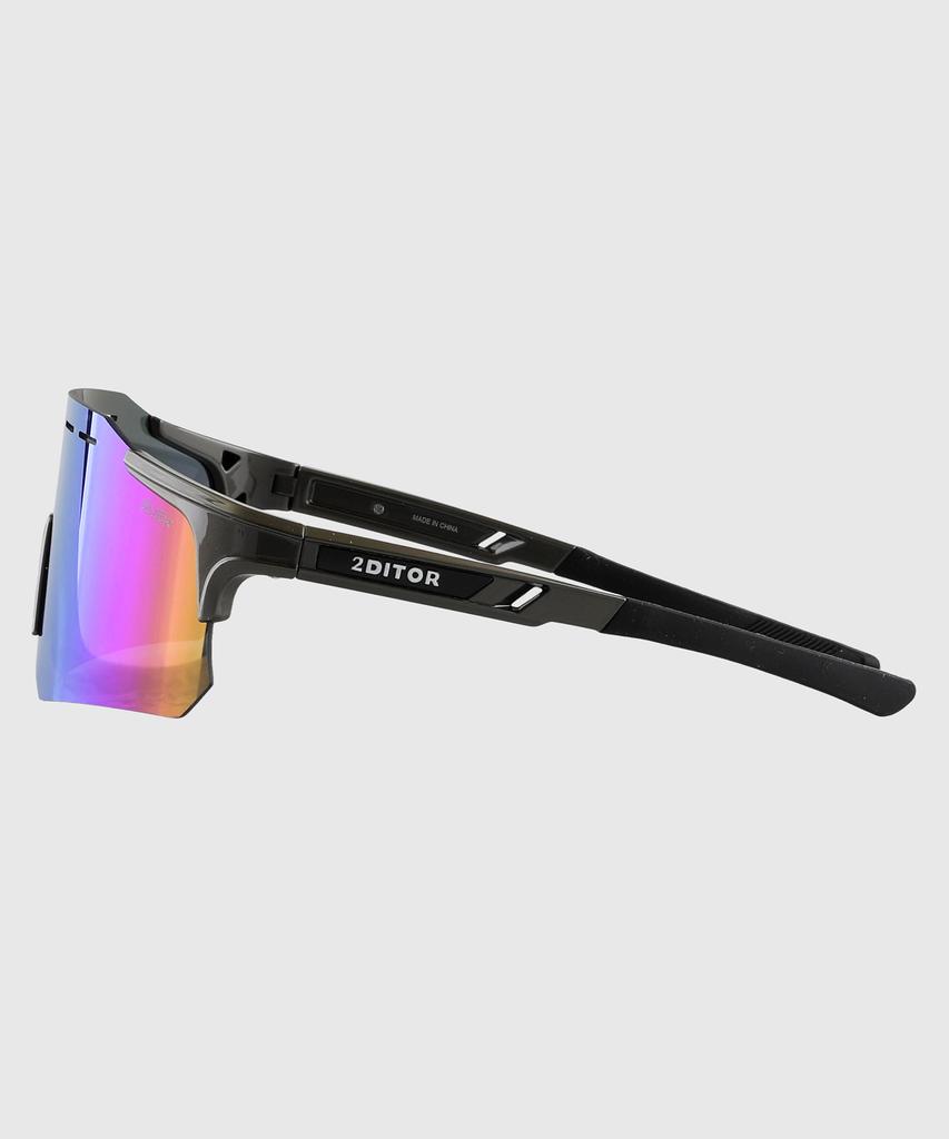 Tuditeo Nus Goggles Uv Protection Athletic Sunglasses C4 Green/Gray Frame