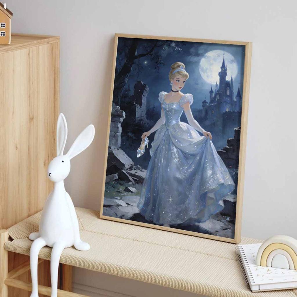 Disney Cinderella Diamond Painting Art Mosaic Kit Handmade diy5D Home Decor Gift