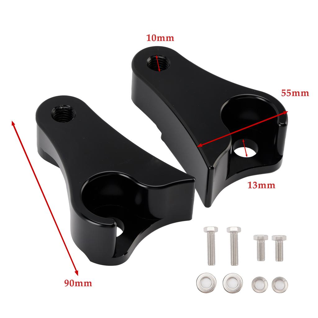 1.5" Lowering Link Blocks Kit For Touring Street Glide Road King Electra 2009-2025