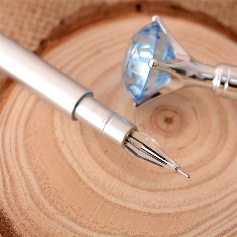 Kawaii Crystal Ball Pens Ballpen Trendy  Ballpoint Pens Korean Pens For School Stationery Office Supplies