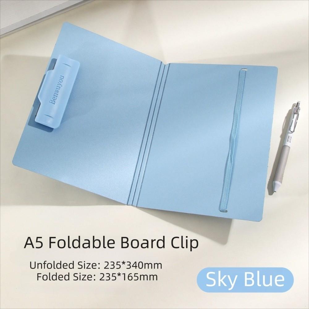 PP Material A5 Clipboard Folder Waterproof Multi-Functional Writing Board  Schools
