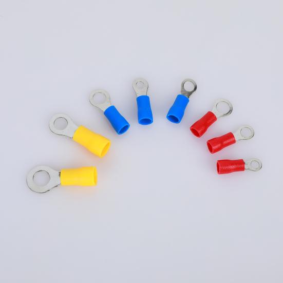 175Pcs Cold Pressed Terminal Male Female Ringk Sheet Shape Electrical Wire Connector Assorted Kit Automobile