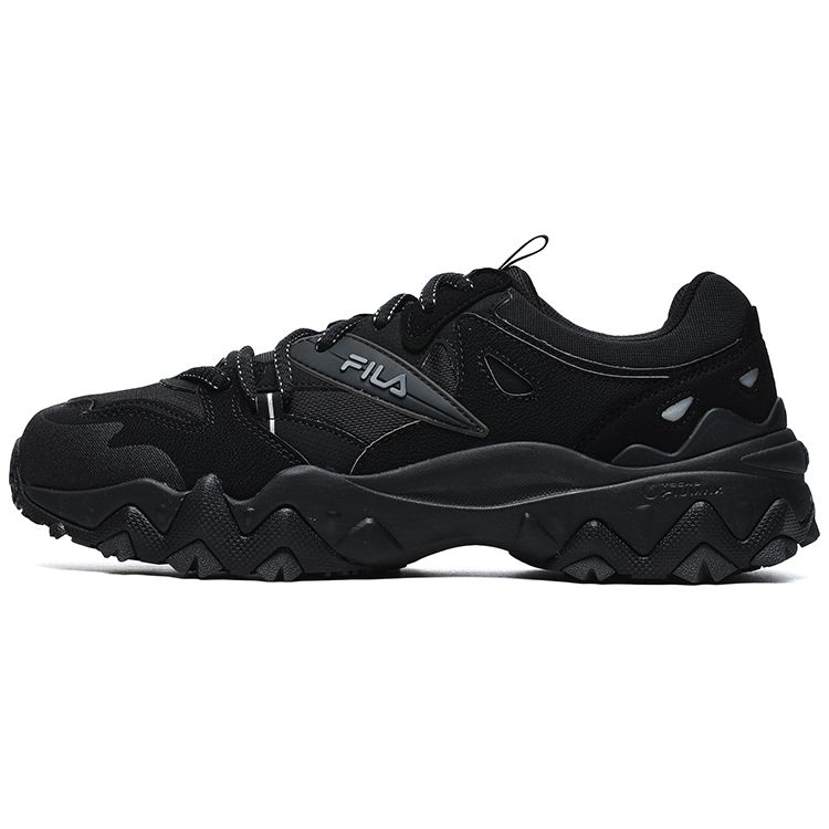 FILA Oakmont 2 Fabric Synthetic Leather TPU Retro Sports Low-Top Lifestyle Shoes Men sneaker Black F12M242113FBK