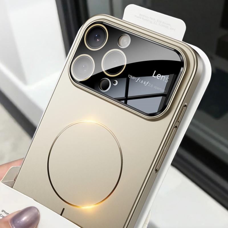 Luxury For Magsafe Wireless Charge Case for iPhone 16 14 15 13 12 11 Pro Max Magnetic Shockproof Matte Camera Protection Cover