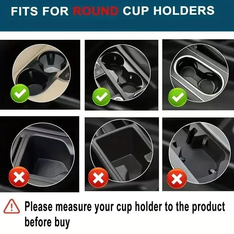 Car Cup Holder Expander for Adapter Adjustable Multifunctional Dual with Phone Aromatherapy Organizer
