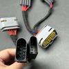 A pair for W221 Mercedes Benz S car headlights upgrade from previous models to later models, headlight adapter wire harness